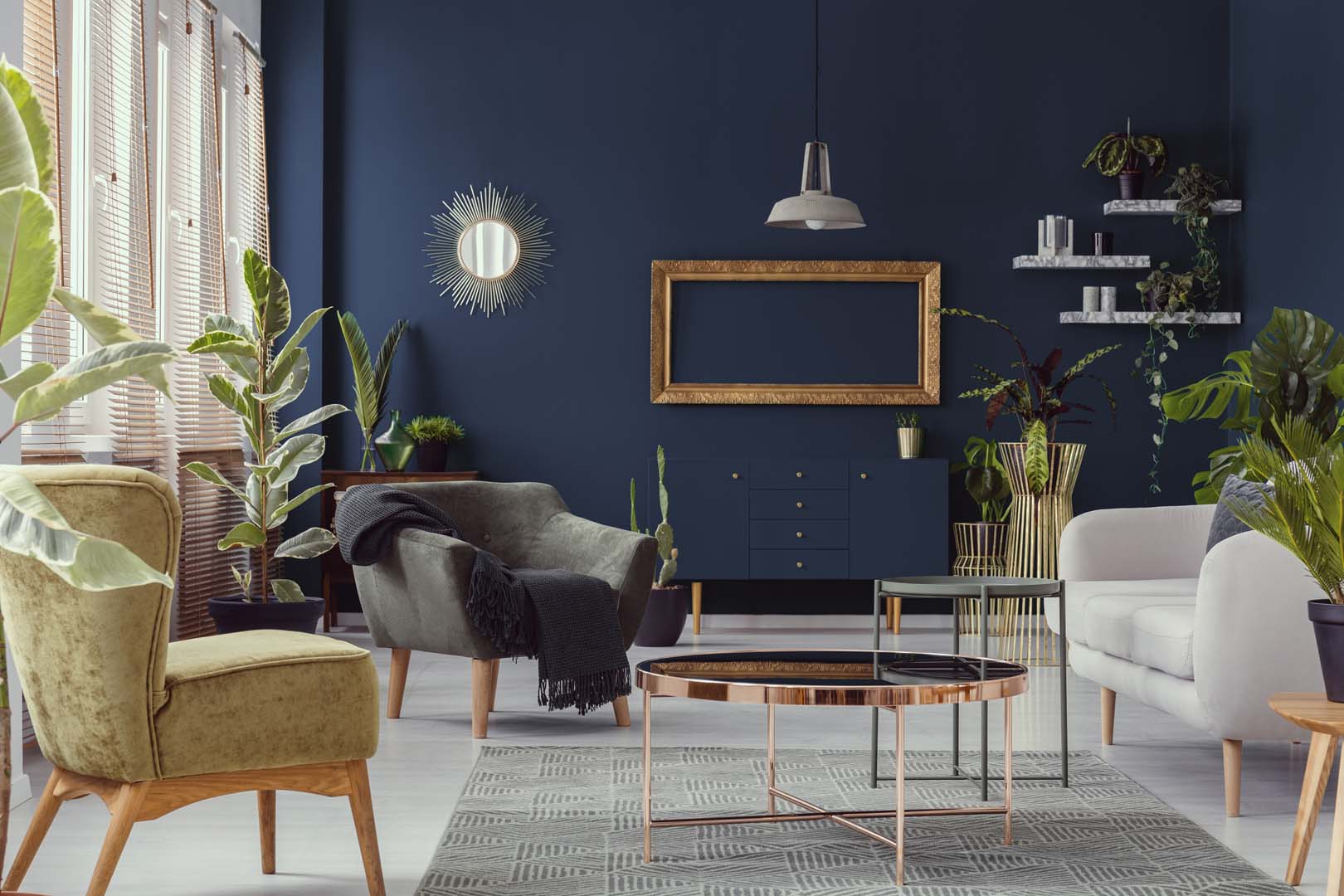 Modern Interior Of Living Room